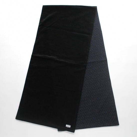 WINDY LADY STOLE / CORDUROY,久留米織 - BLACK / NAVY