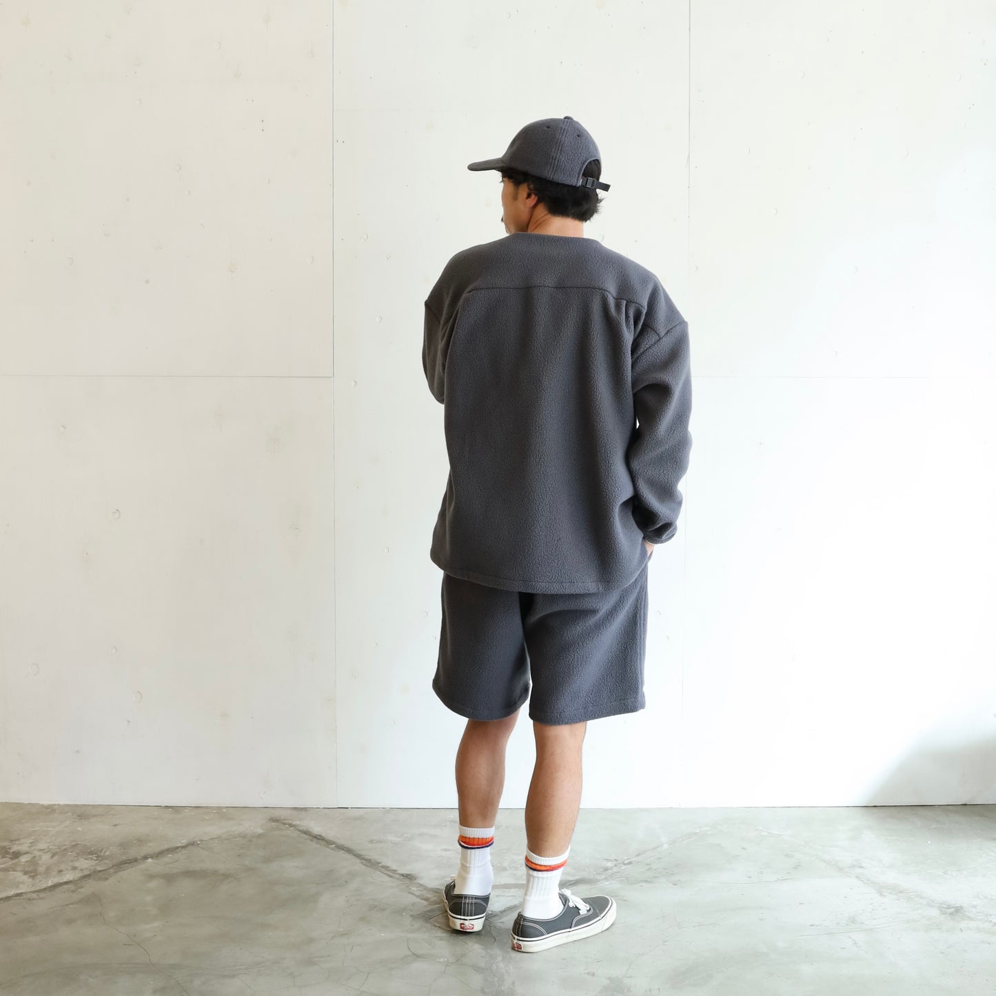 LOOSE CARDIGAN L/S W/PKT (THERMAL PRO) - CHARCOAL