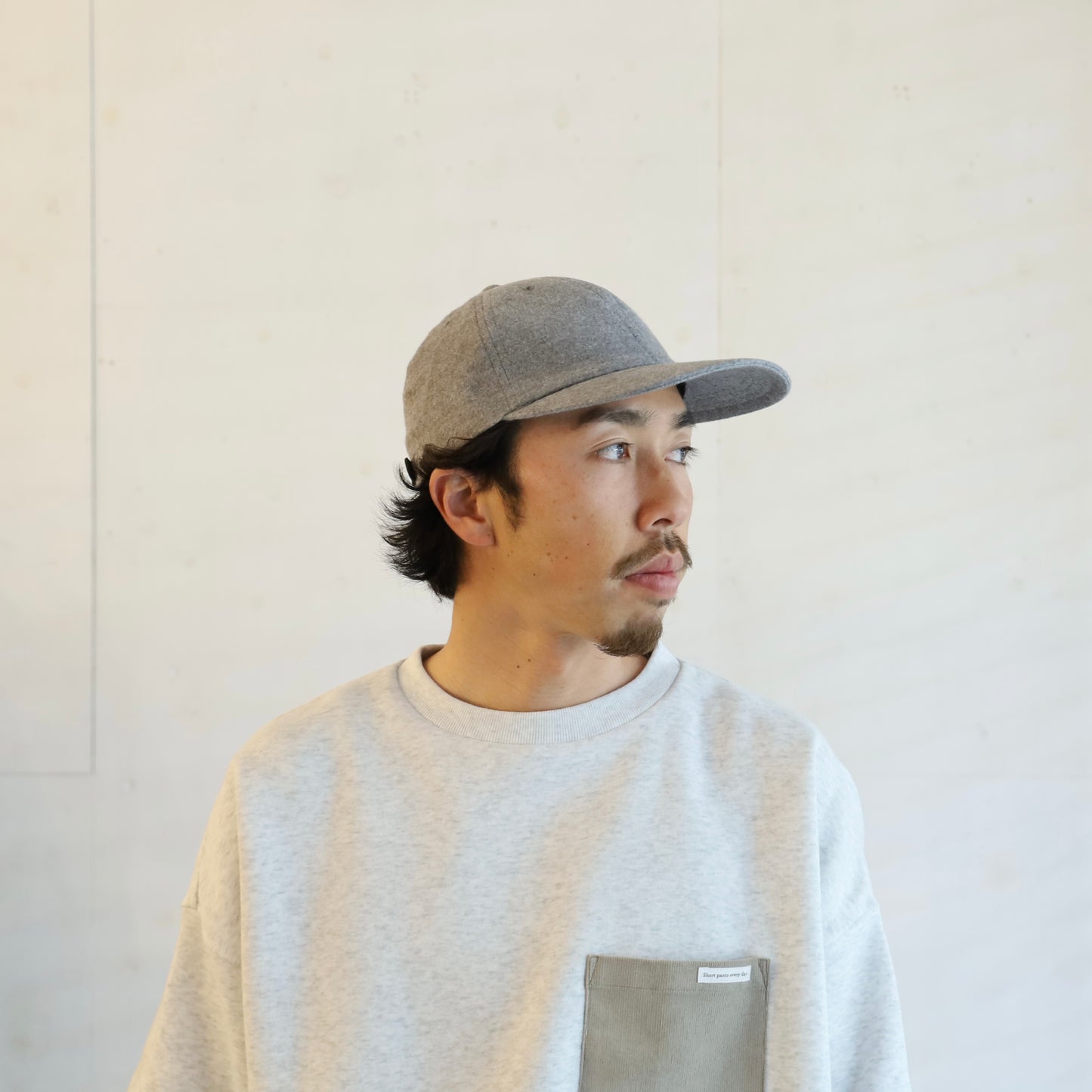 KED CAP (FLANNEL) - GRAY