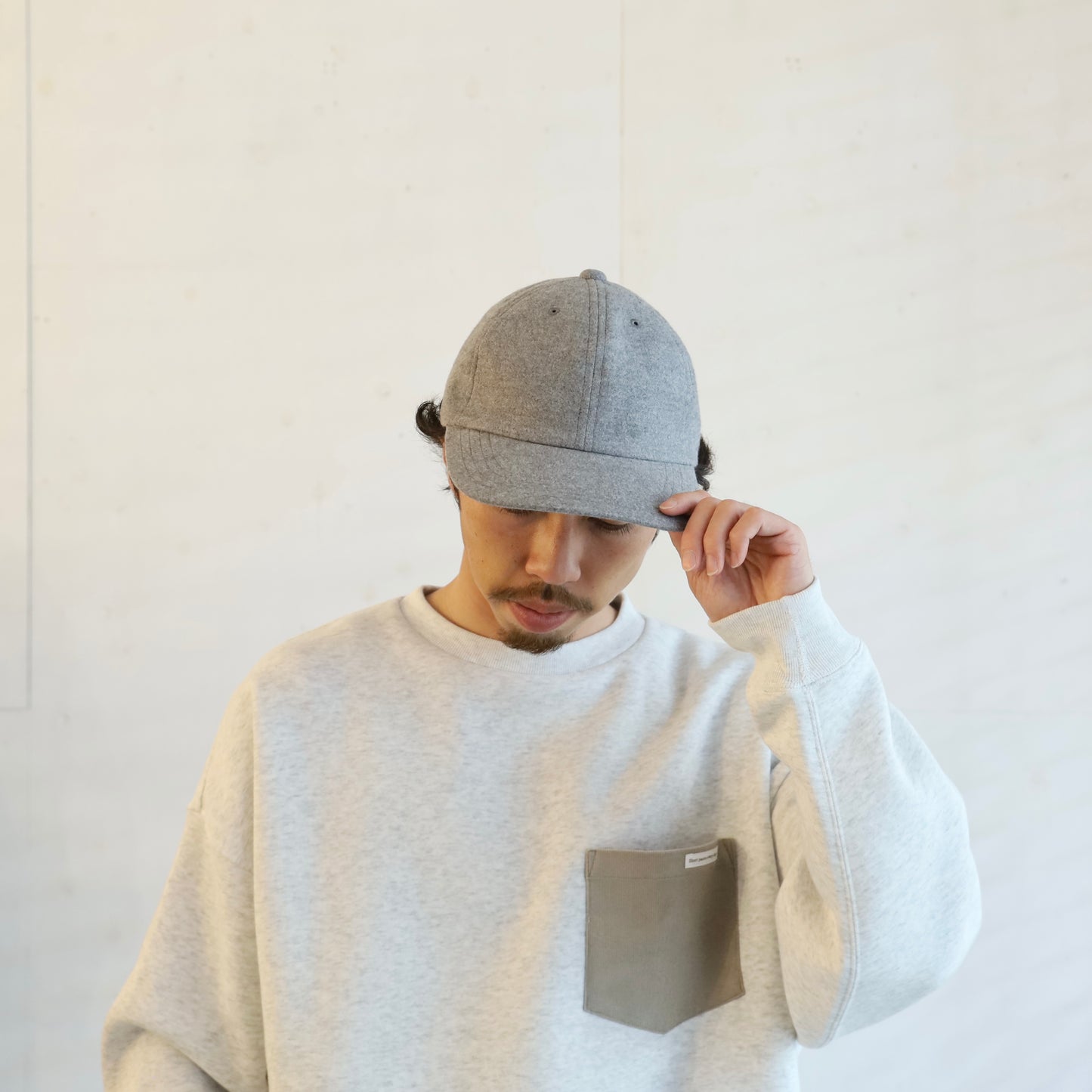 KED CAP (FLANNEL) - GRAY