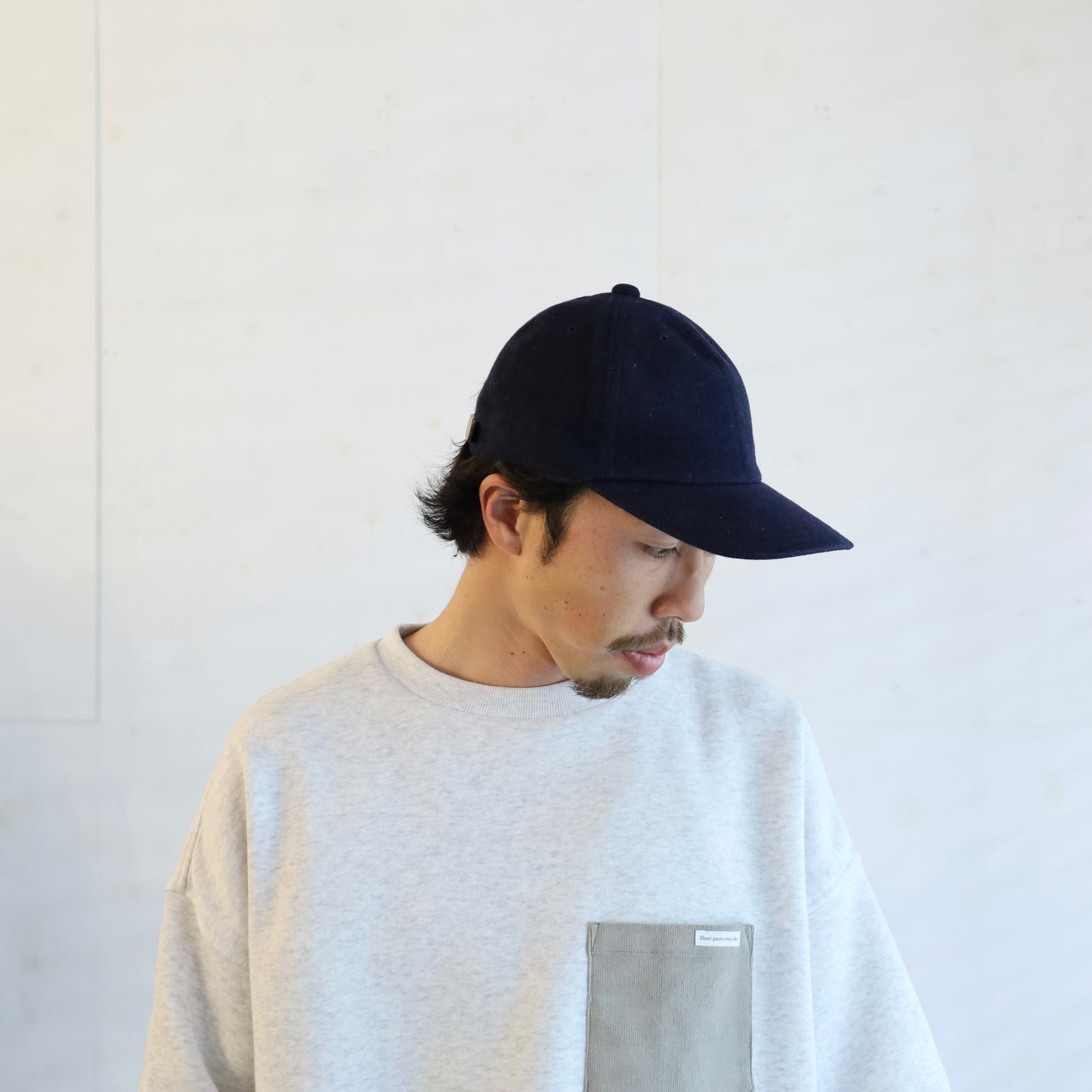 KED CAP (FLANNEL) - NAVY