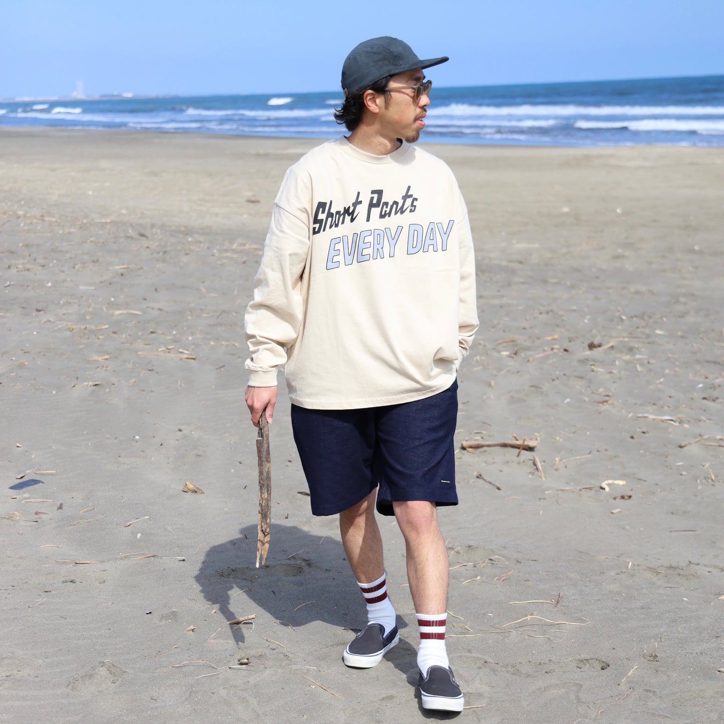 LEGEND SIGN 001 - BEIGE × GRAY