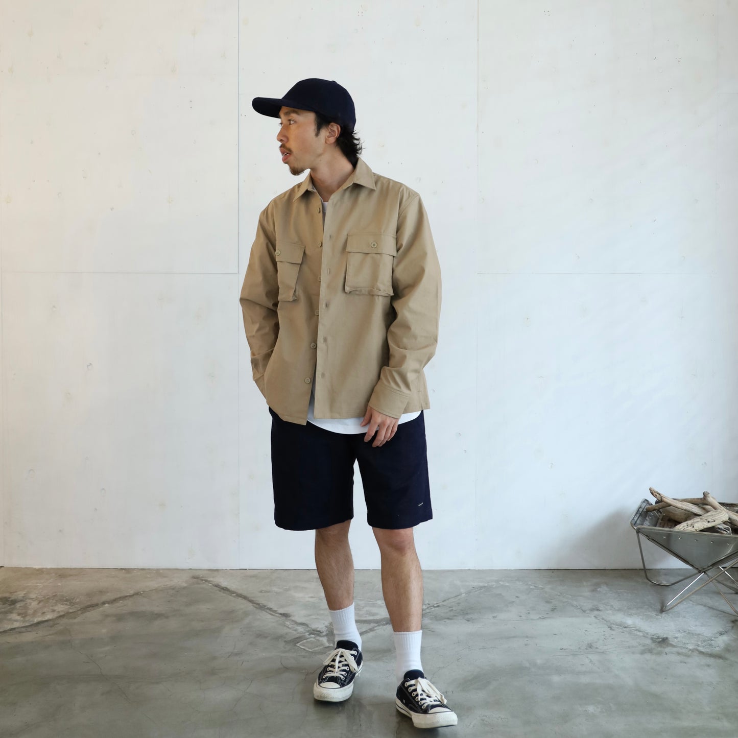 KED SHIRTS (RIP STOP) - BEIGE