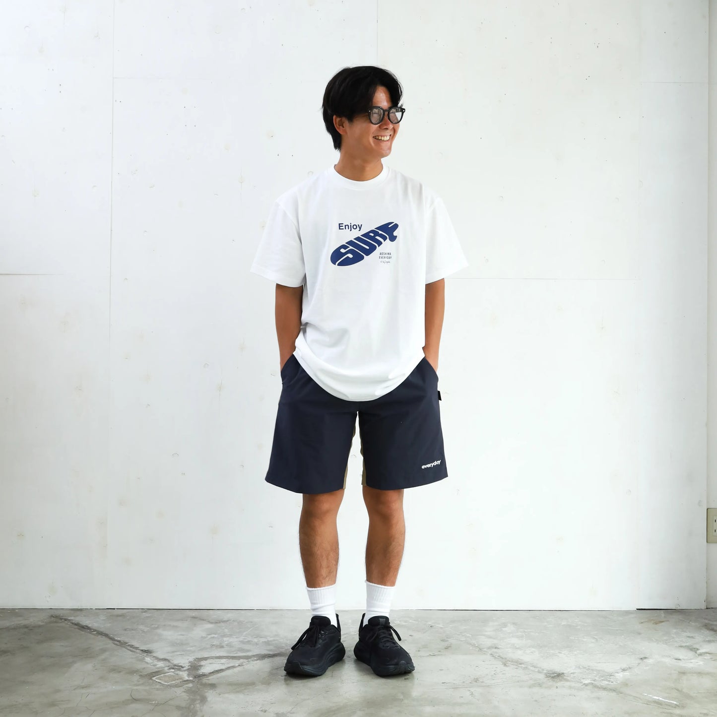 Enjoy SURF by Koji Toyoda - WHITE×NAVY
