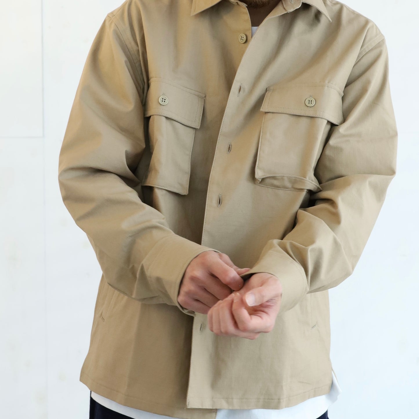 KED SHIRTS (RIP STOP) - BEIGE