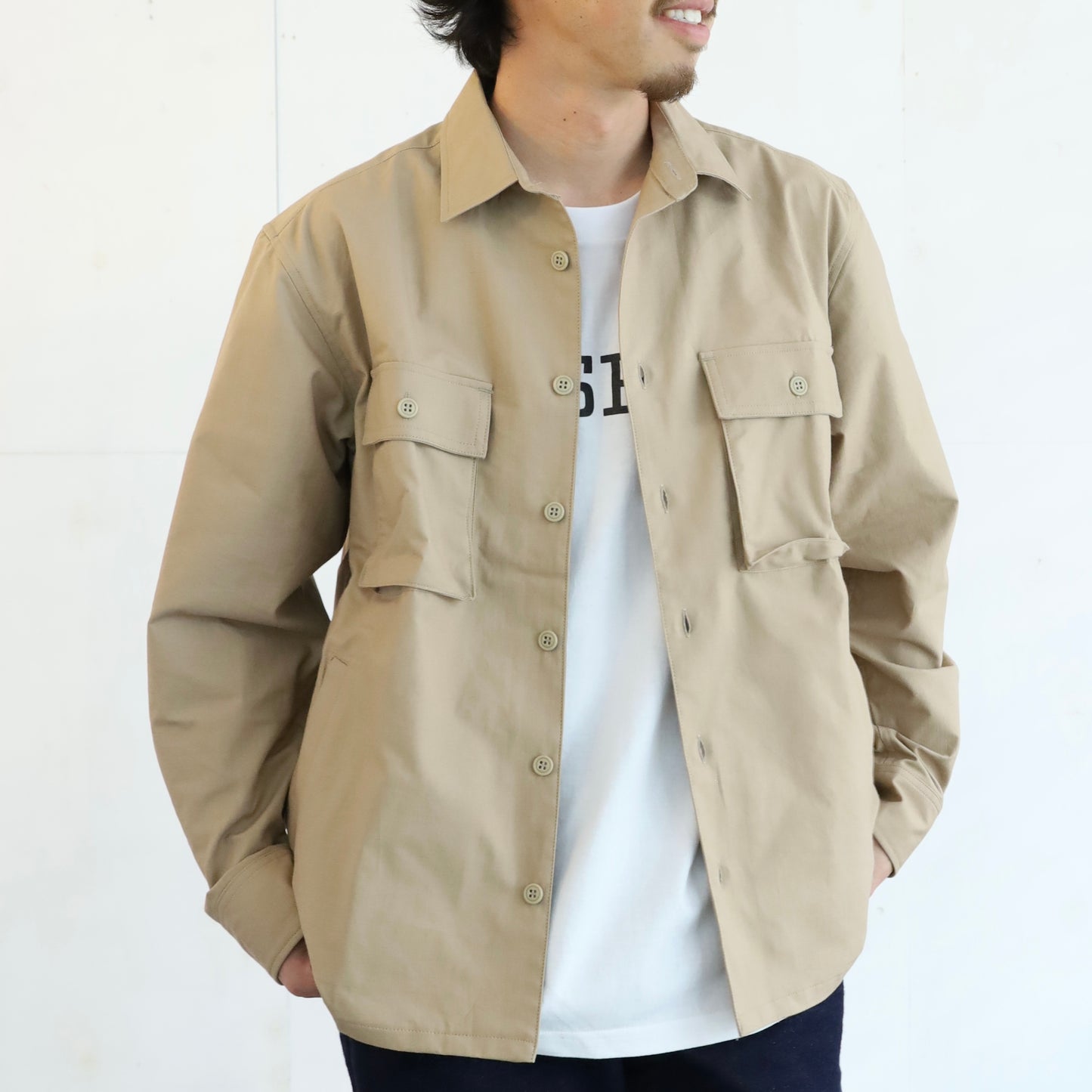 KED SHIRTS (RIP STOP) - BEIGE