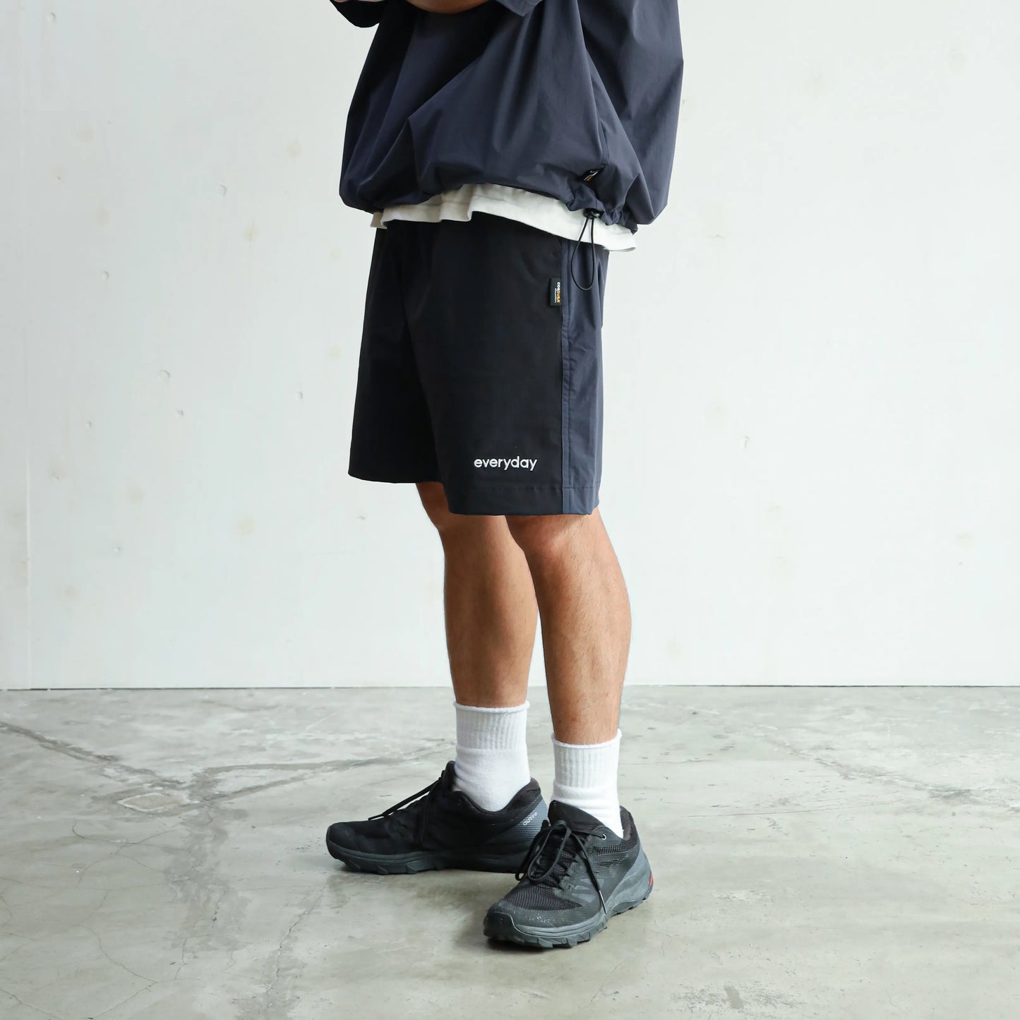 CORDURA 4WAY STRECH 2TONE RELAX TAC SHORTS - BLACK×NAVY