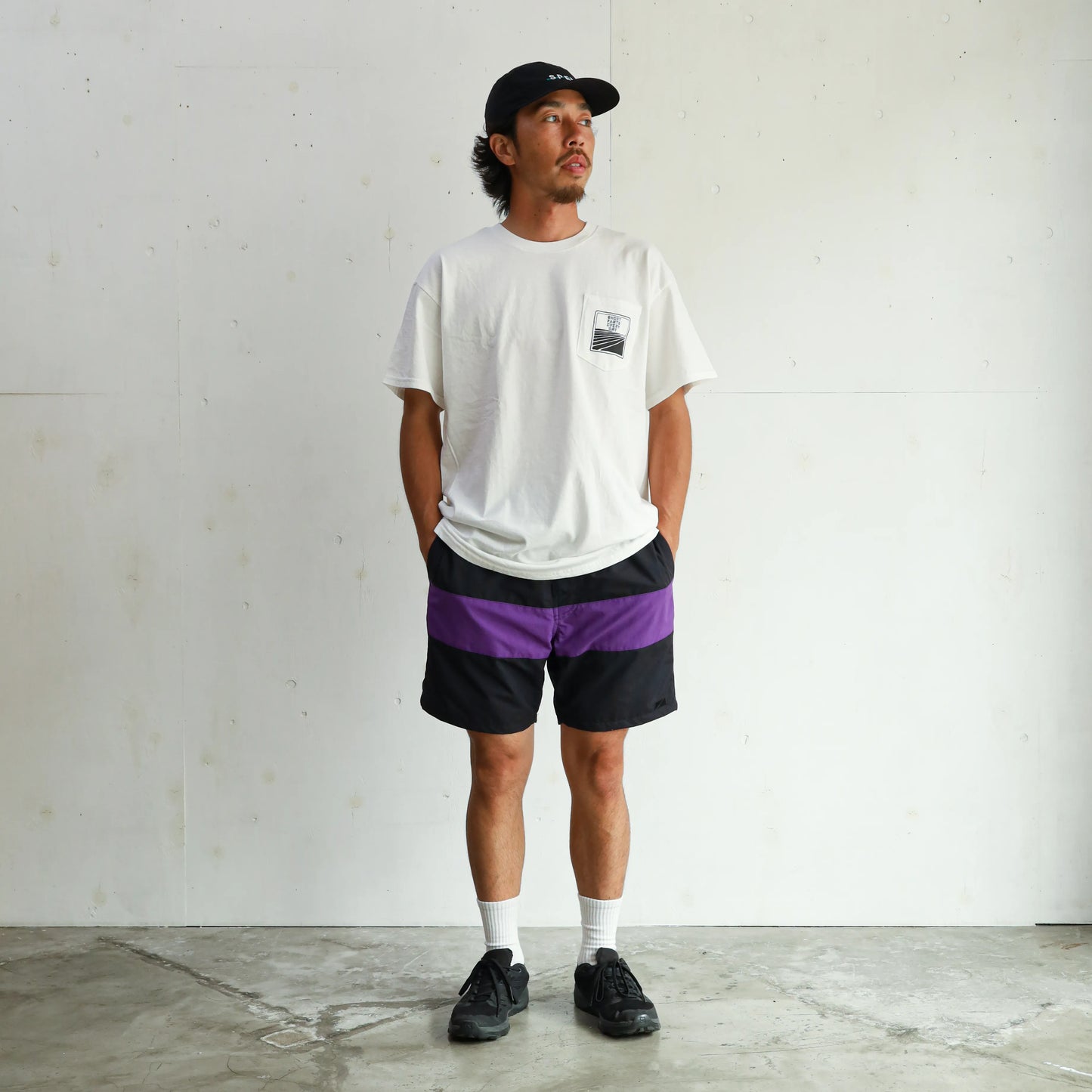 COAST Ⅱ CENTER LINE - BLACK×PURPLE