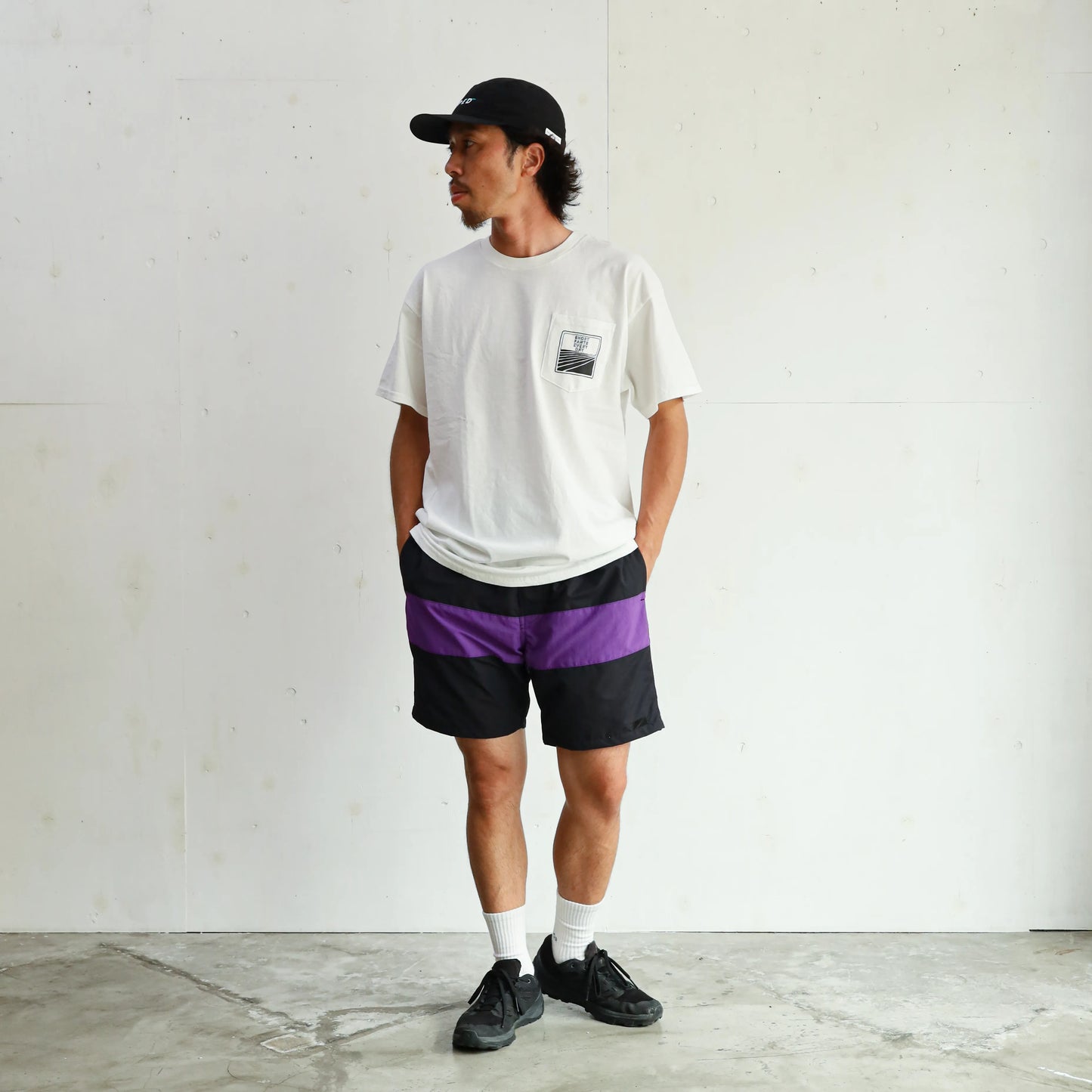 COAST Ⅱ CENTER LINE - BLACK×PURPLE
