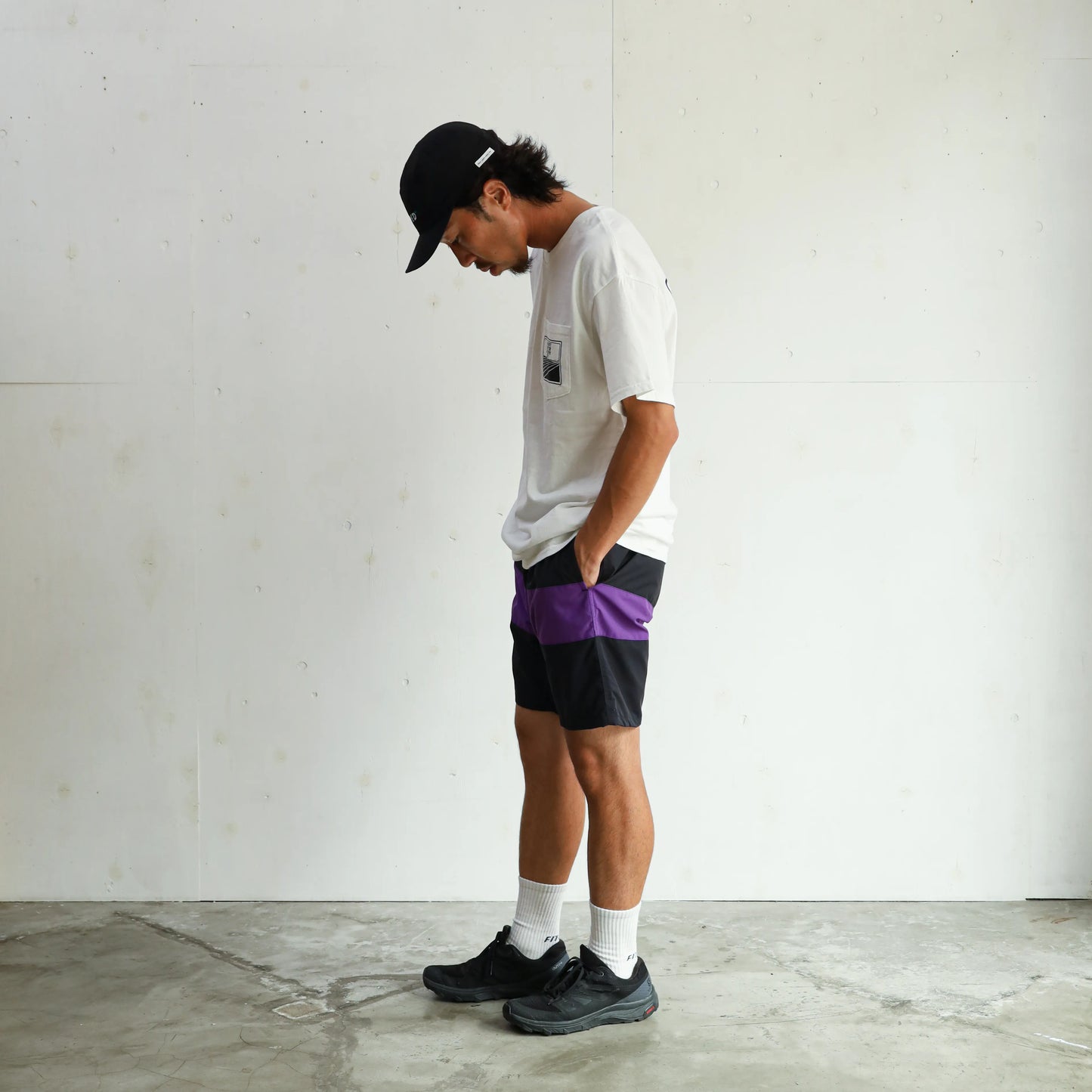 COAST Ⅱ CENTER LINE - BLACK×PURPLE