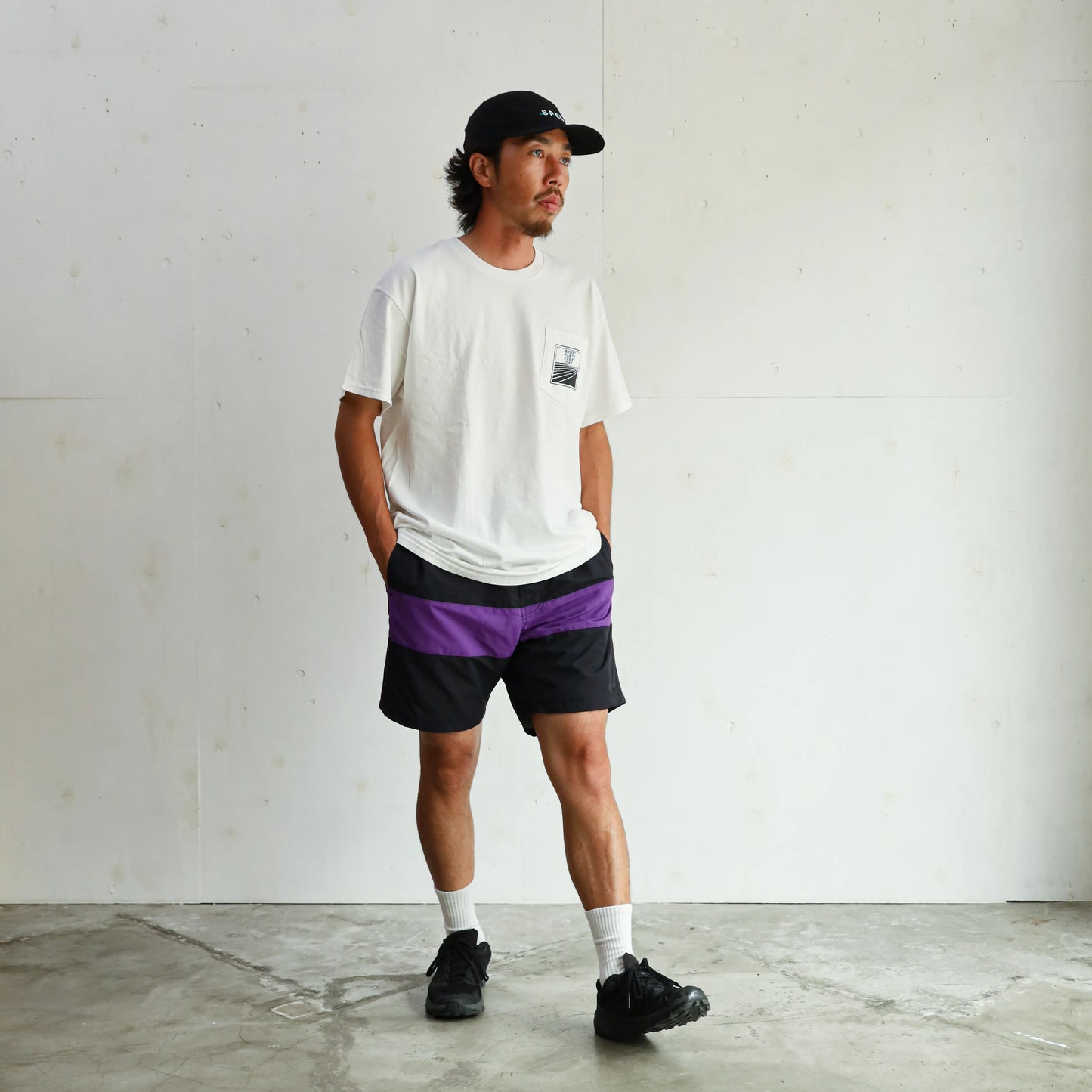 COAST Ⅱ CENTER LINE - BLACK×PURPLE