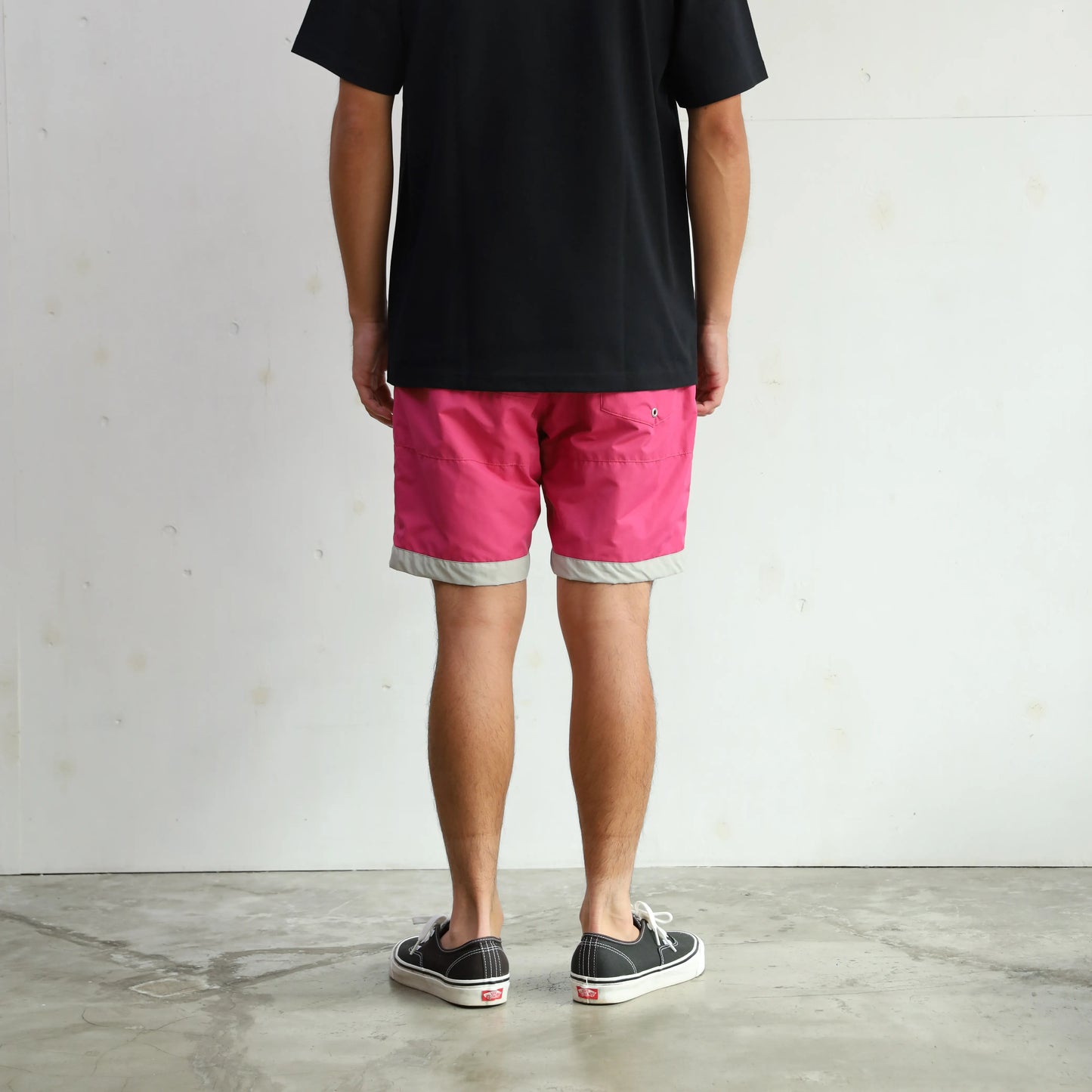 BOARD SHORTS 3LINE - LT PURPLE×GRAY