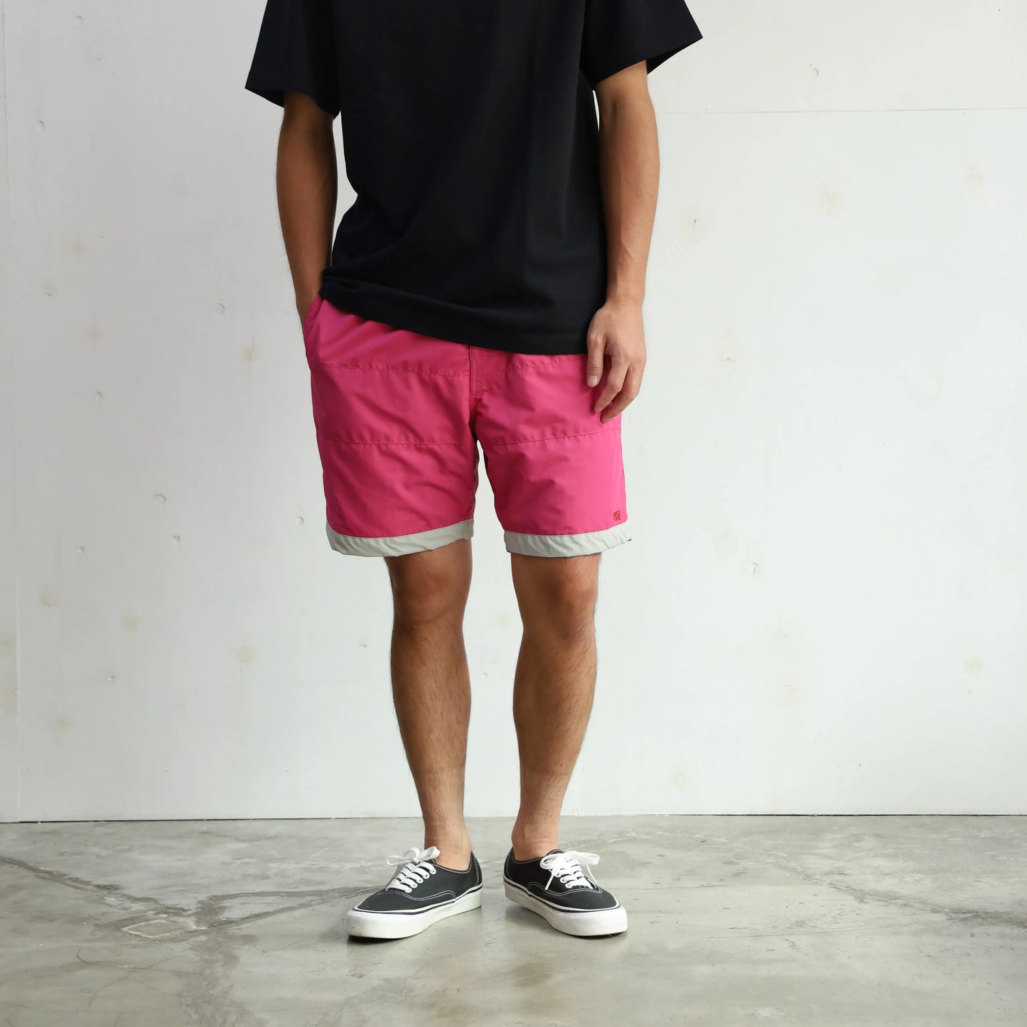 BOARD SHORTS 3LINE - LT PURPLE×GRAY