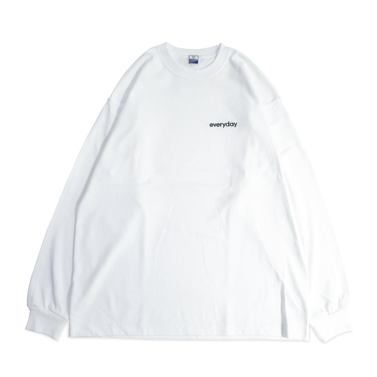 everyday HEAVY WEIGHT L/S T-SHIRTS - WHITE
