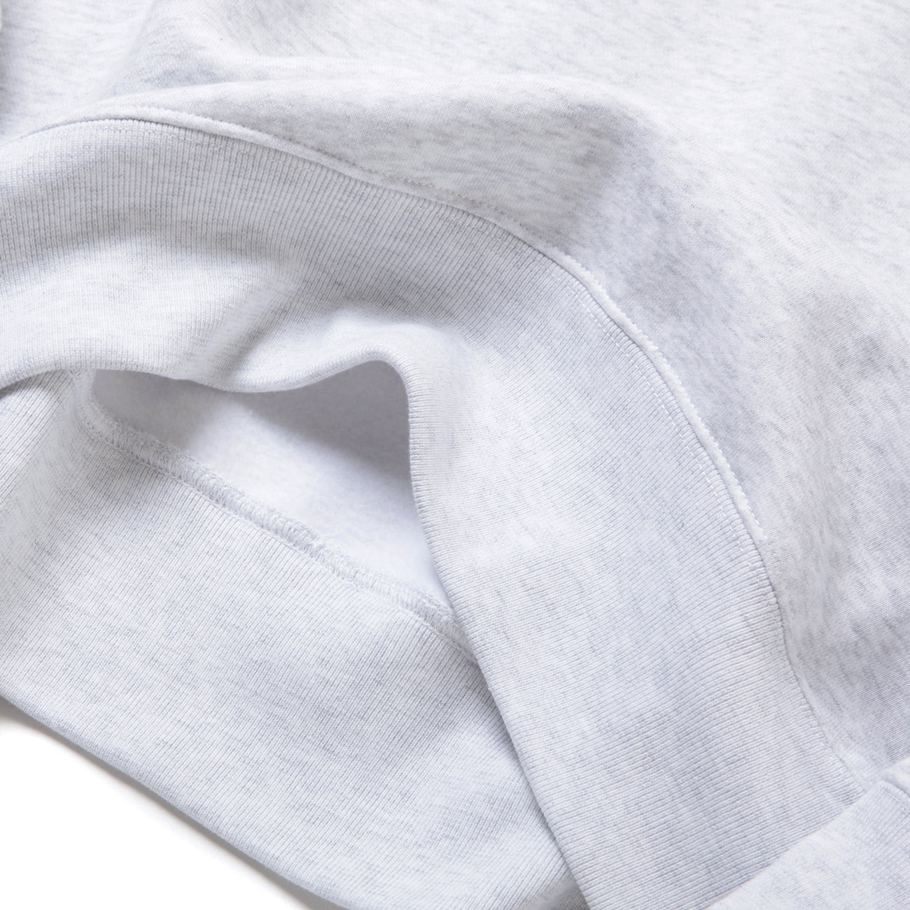 LOOSE SWEAT CREW W/PKT - ASH × CHARCOAL