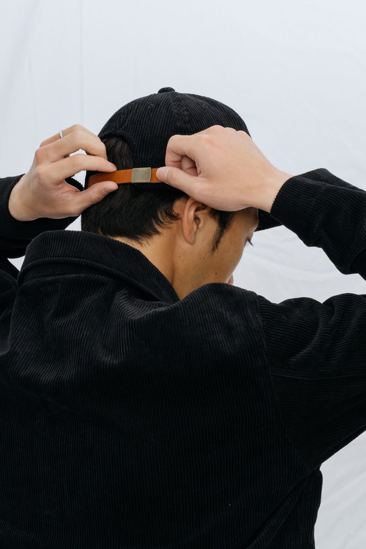 KED CAP (CORDUROY) - BLACK