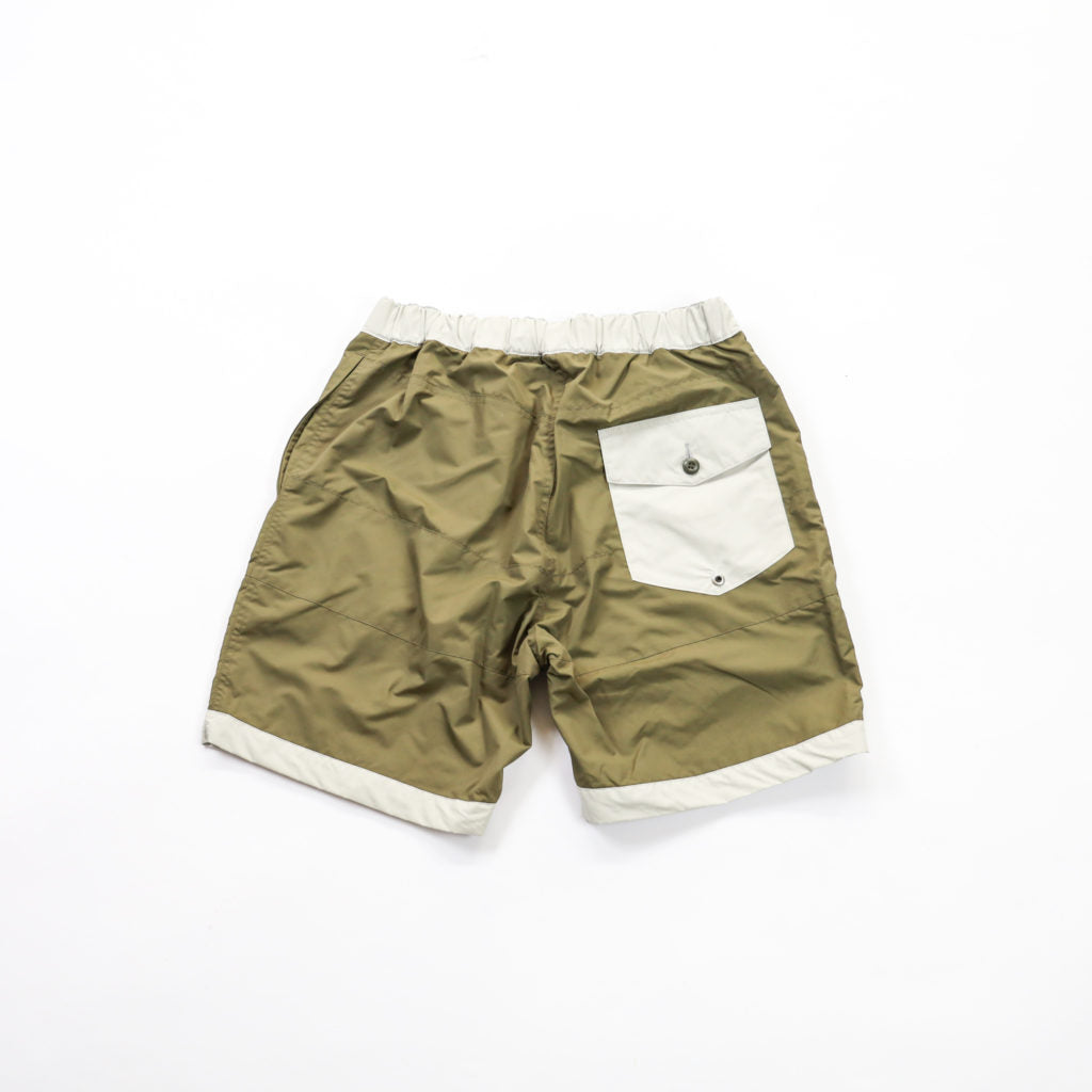 BOARD SHORTS 3LINE KHAKI×GRAY
