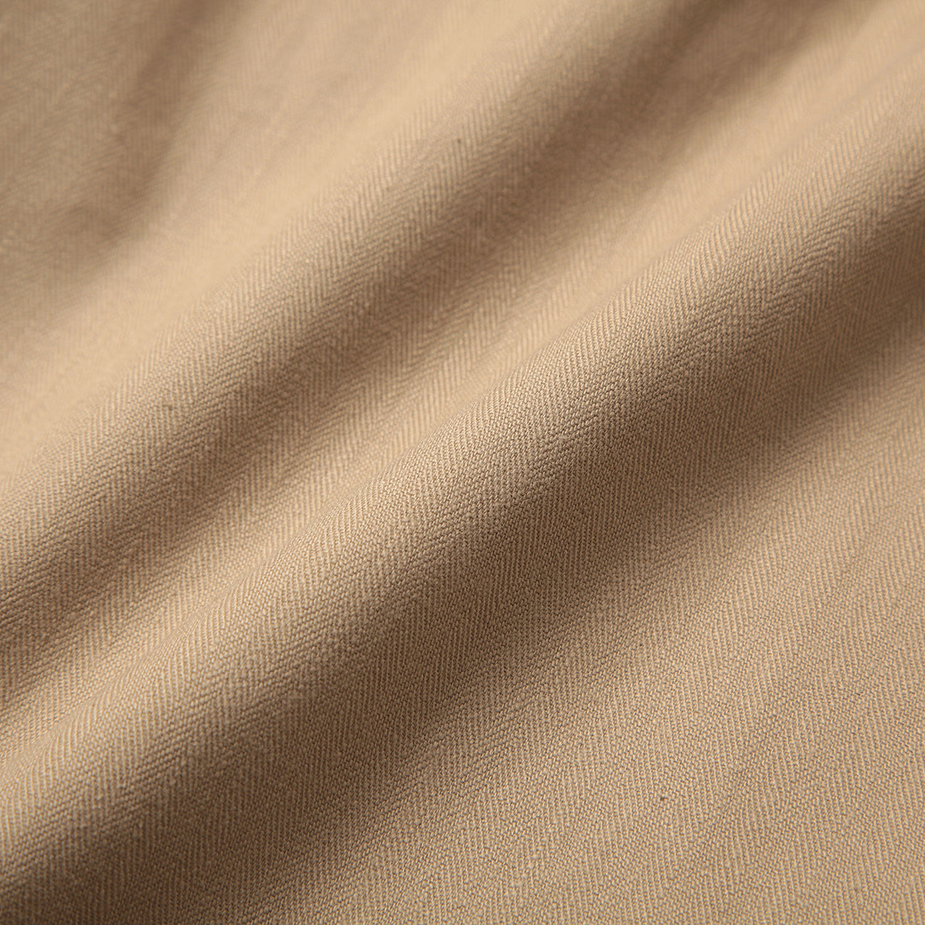 LOOSE CARDIGAN L/S W/PKT (HERINGBONE) - BEIGE