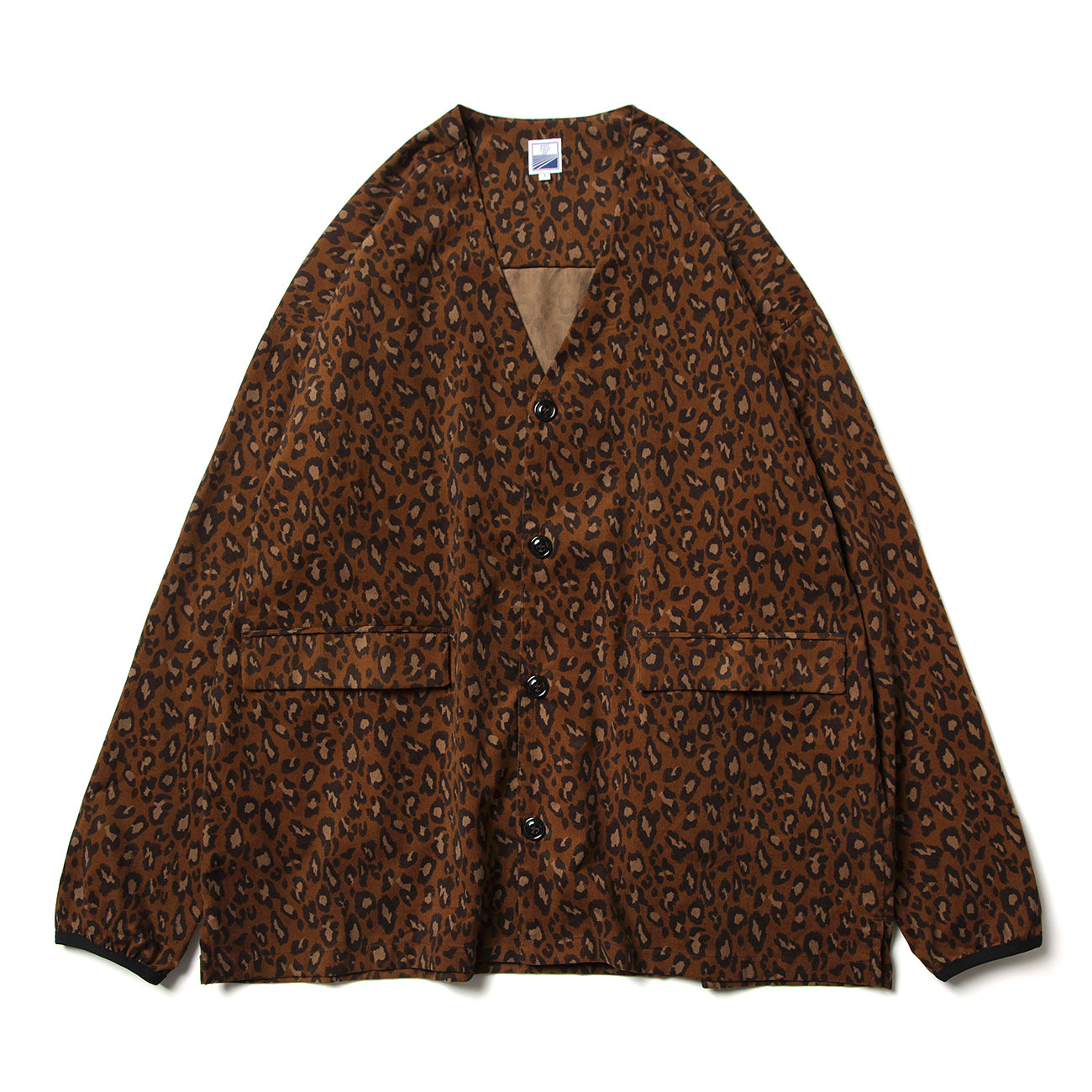 LOOSE CARDIGAN L/S W/PKT (CAMO, LEOPARD) - LEOPARD