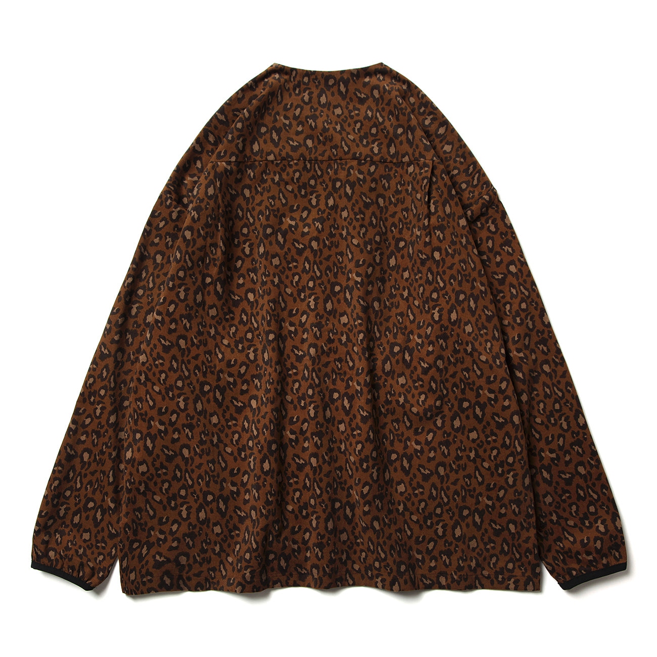 LOOSE CARDIGAN L/S W/PKT (CAMO, LEOPARD) - LEOPARD