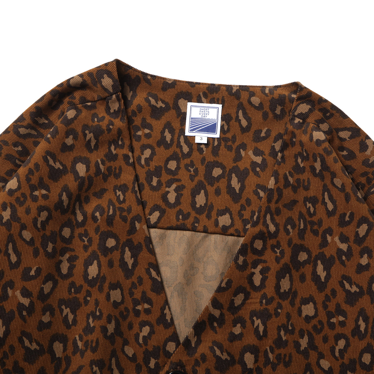 LOOSE CARDIGAN L/S W/PKT (CAMO, LEOPARD) - LEOPARD