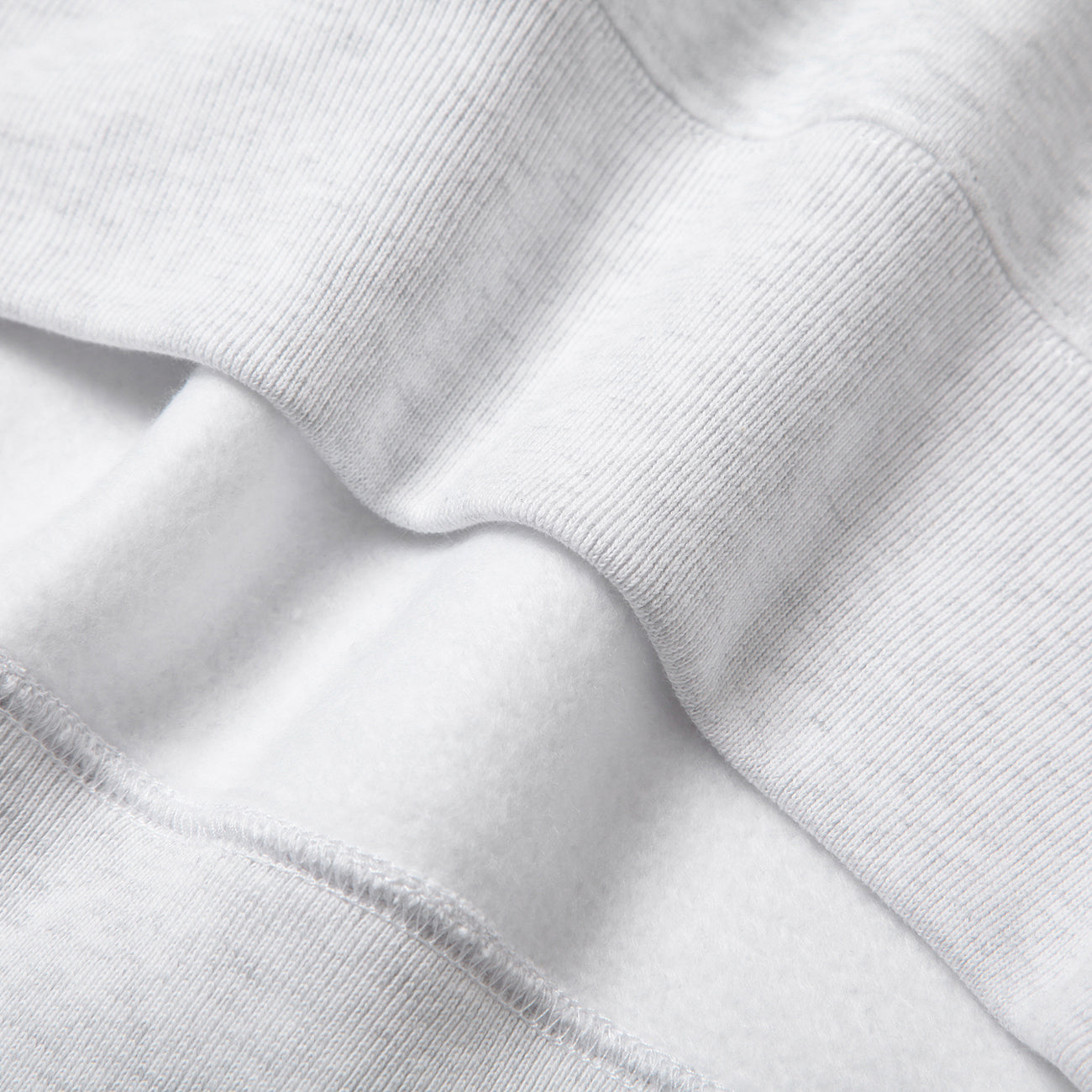 LOOSE SWEAT CREW W/PKT - ASH × LEOPARD