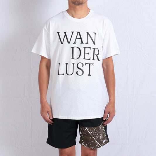 WANDERLUST S/S T-Shirts WHITE - BLACK