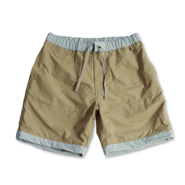 BOARD SHORTS 3LINE BEIGE×GRAY