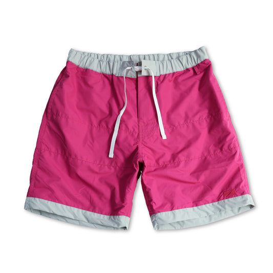 BOARD SHORTS 3LINE - LT PURPLE×GRAY