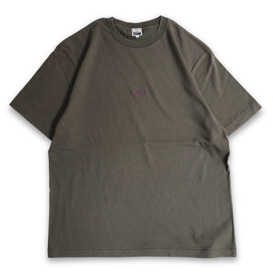 everyday EMBROIDERY TEE - CHARCOAL