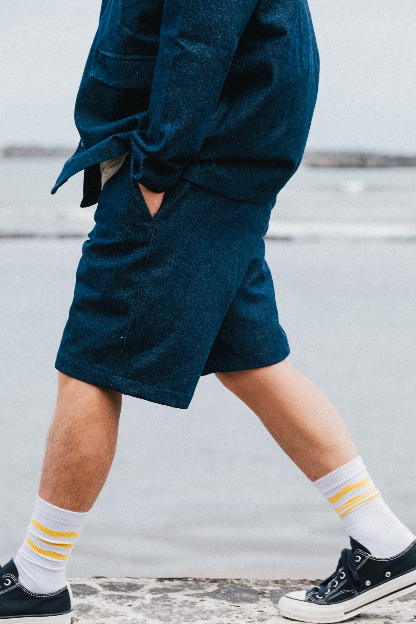 RELAX SHORTS Ⅱ (DENIM) - INDIGO