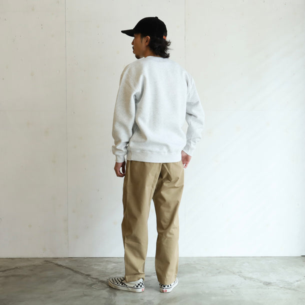 AOSHIMA EVERY DAY CREW SWEAT - ASH GRAY | Short pants every day