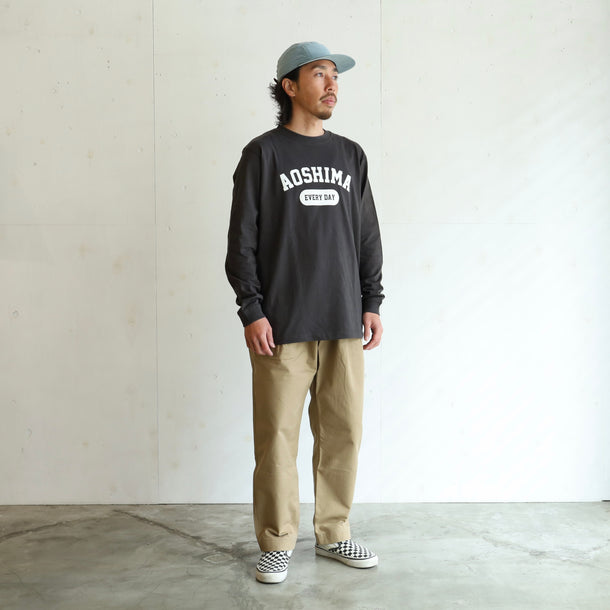 AOSHIMA EVERY DAY L/S T-SHIRTS - BLACK