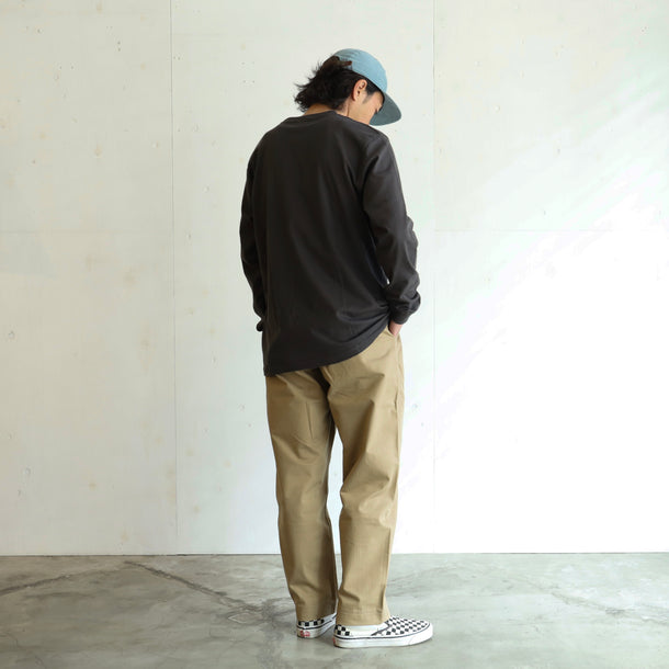 AOSHIMA EVERY DAY L/S T-SHIRTS - BLACK