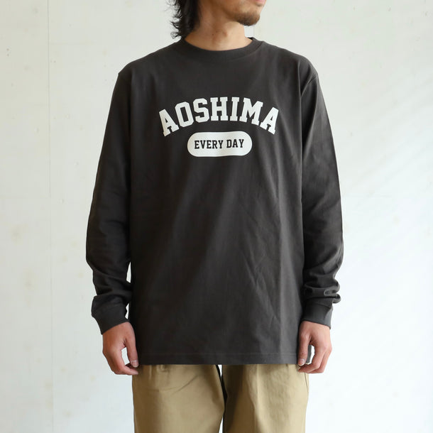 AOSHIMA EVERY DAY L/S T-SHIRTS - BLACK
