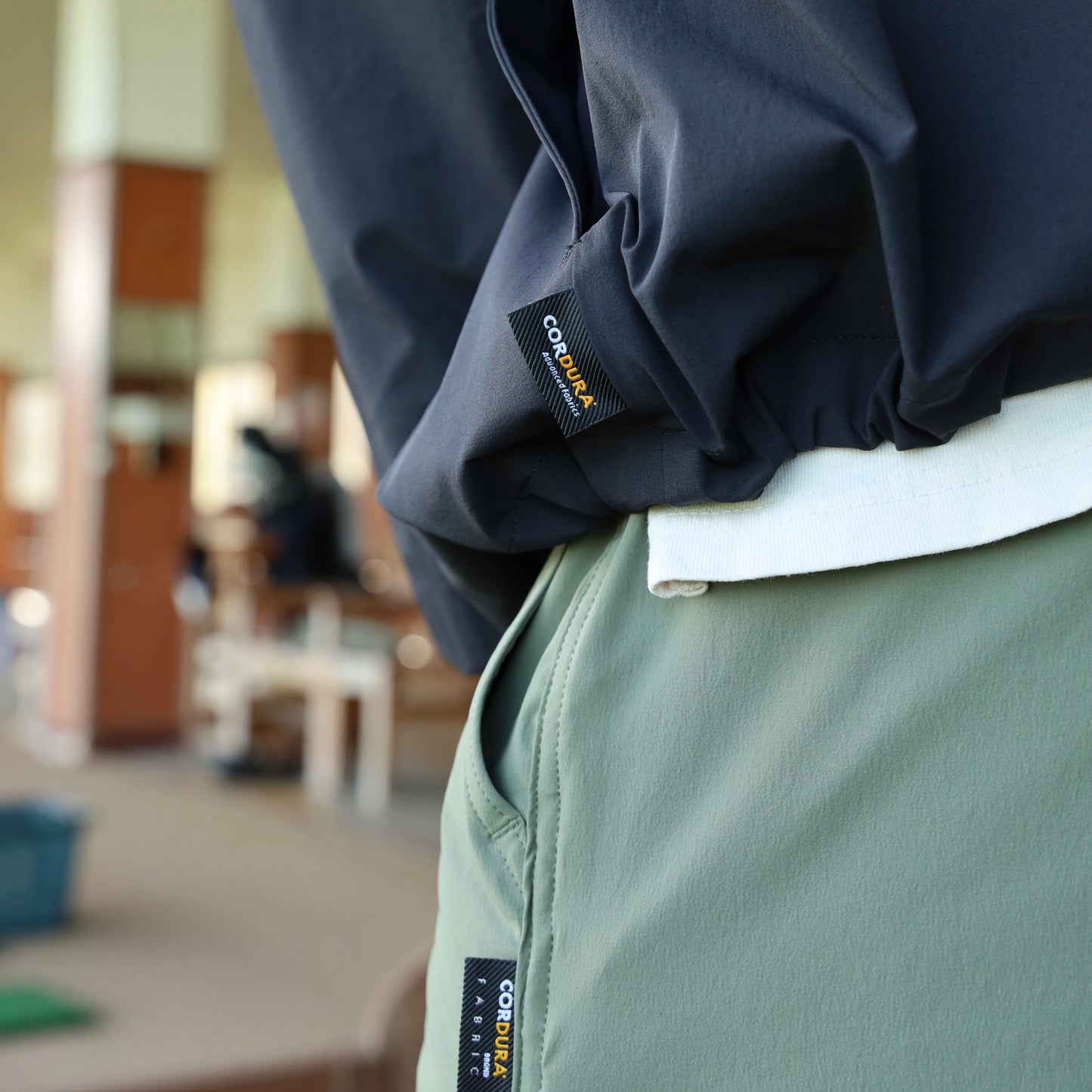STRETCH 4WAY CORDURA L/S ACTIVE P/O - BLACK