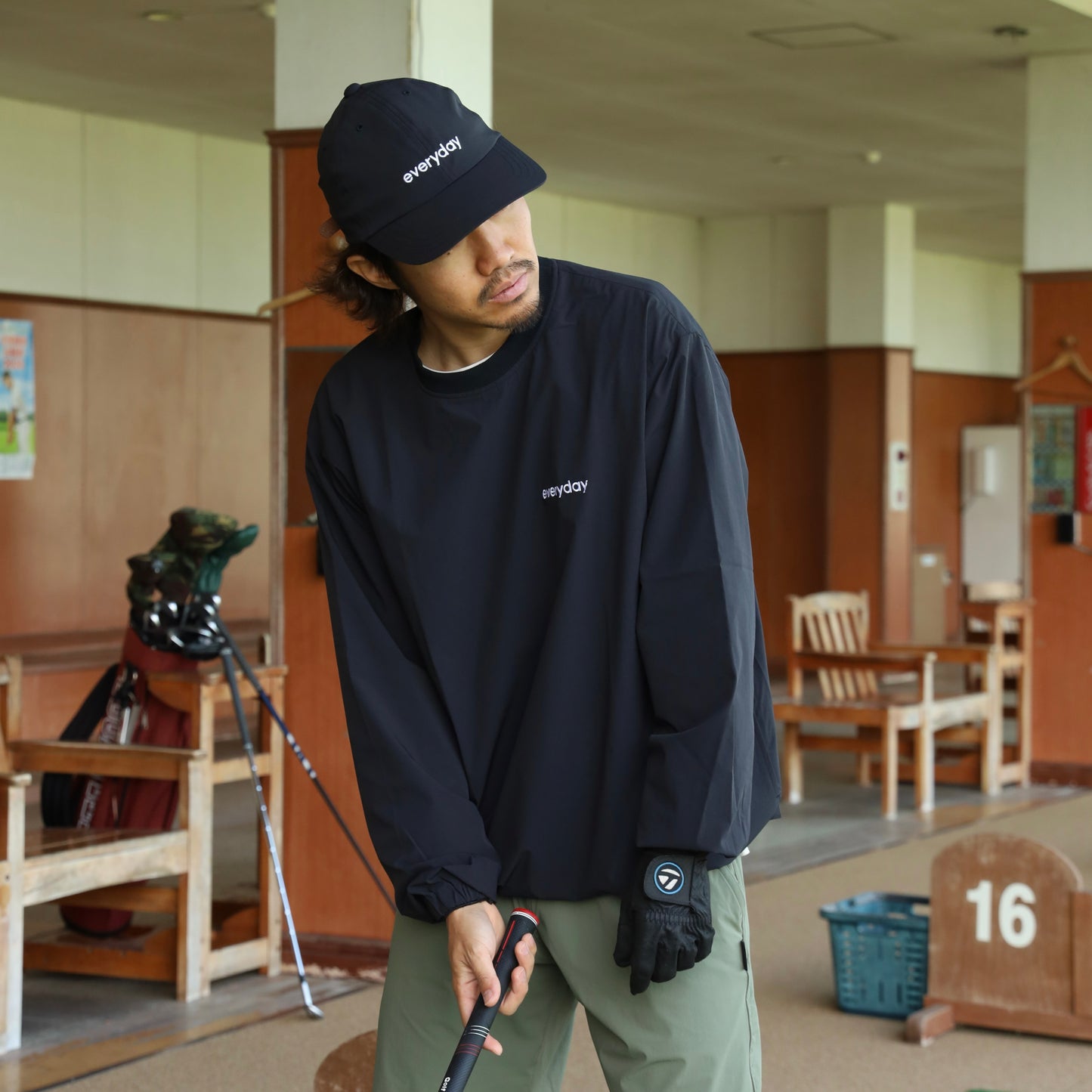 STRETCH 4WAY CORDURA L/S ACTIVE P/O - BLACK