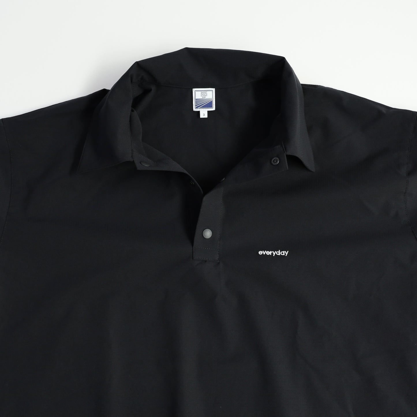 STRETCH COOL AIR S/S ACTIVE POLO - BLACK