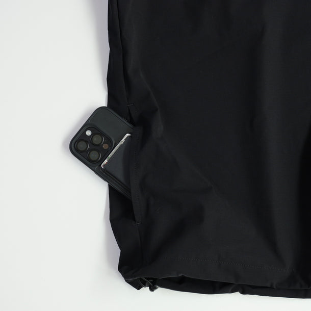 STRETCH COOL AIR S/S ACTIVE POLO - BLACK