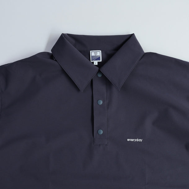 STRETCH COOL AIR S/S ACTIVE POLO - CHARCOAL