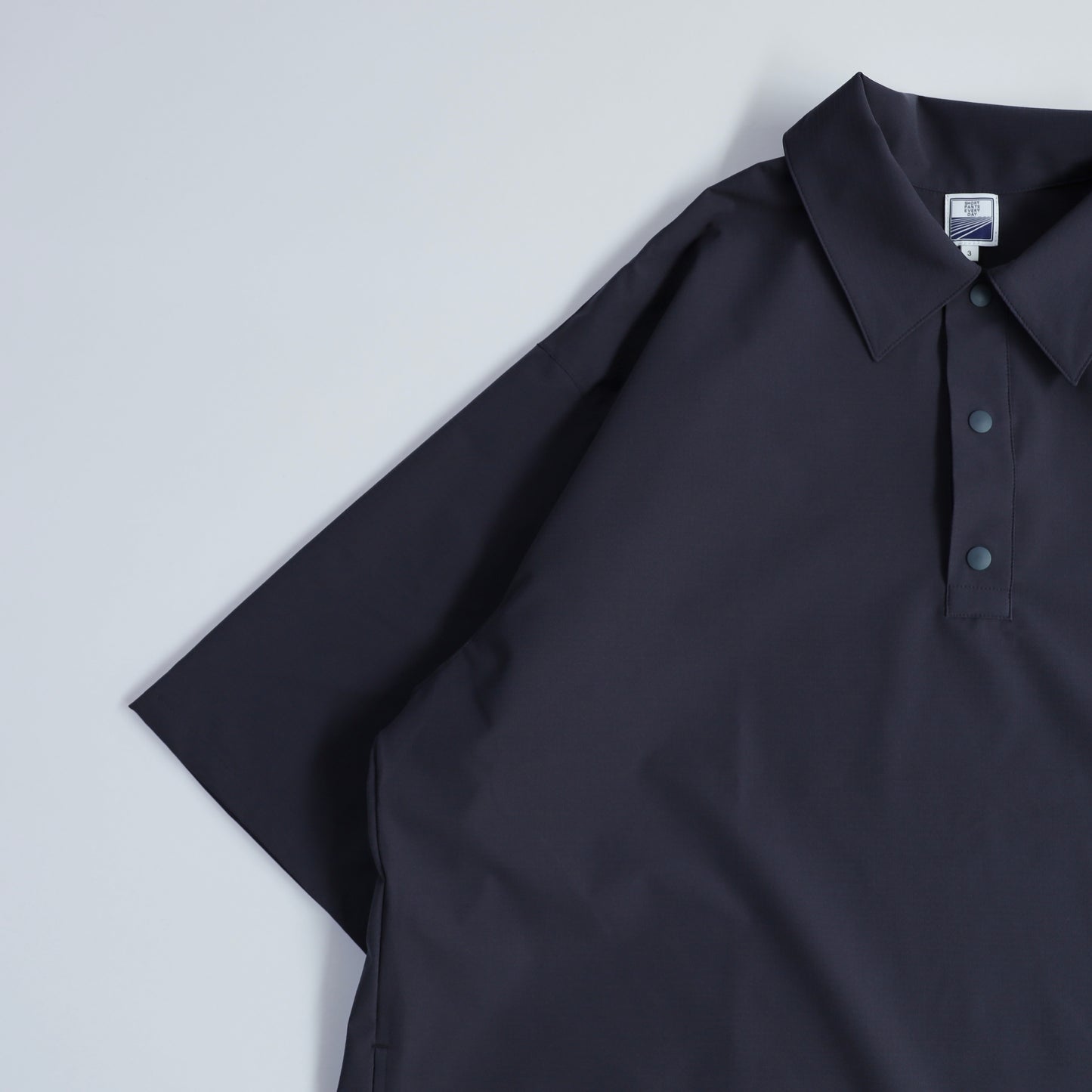 STRETCH COOL AIR S/S ACTIVE POLO - CHARCOAL