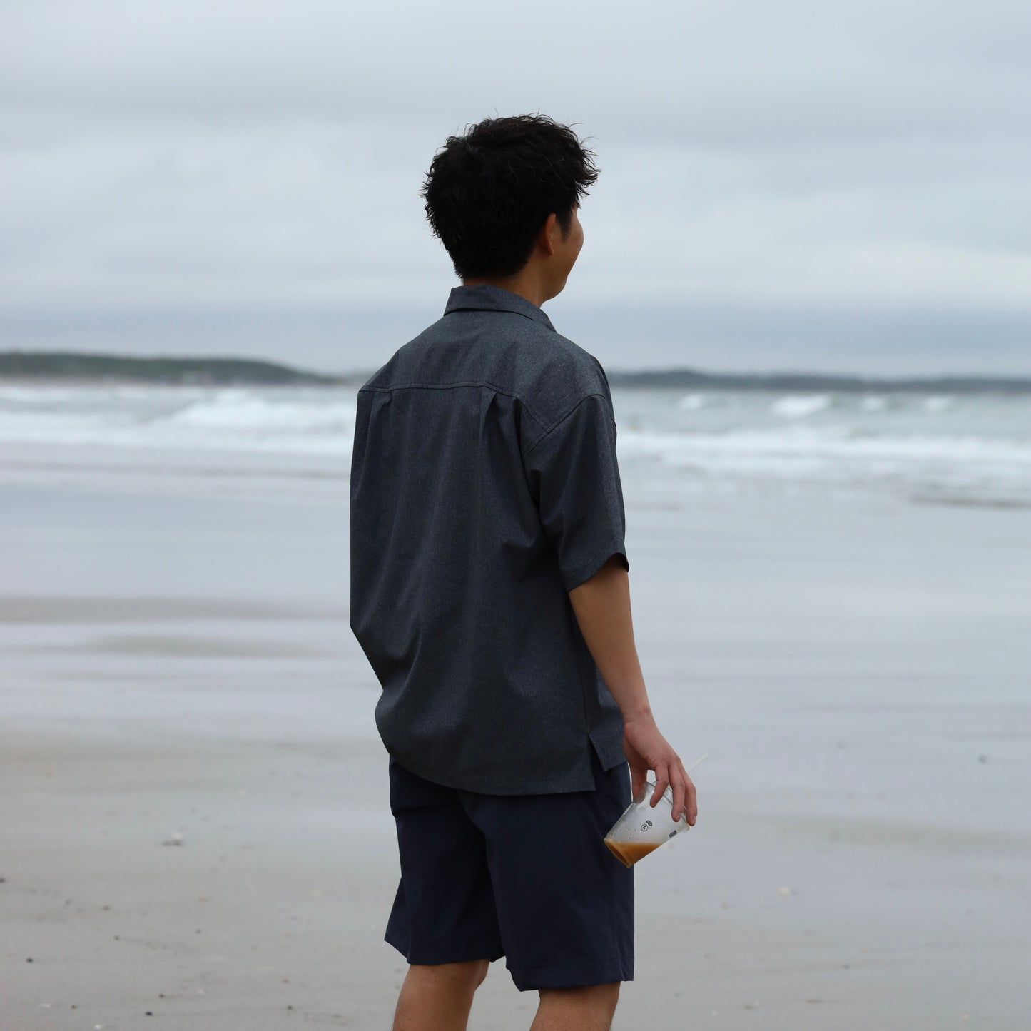 [Restock] STRETCH COOL AIR S/S SHIRTS - CHARCOAL