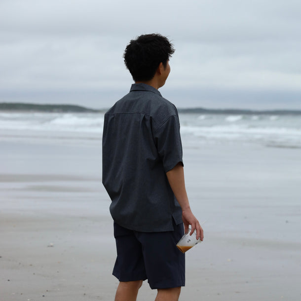 [Restock] STRETCH COOL AIR S/S SHIRTS - CHARCOAL