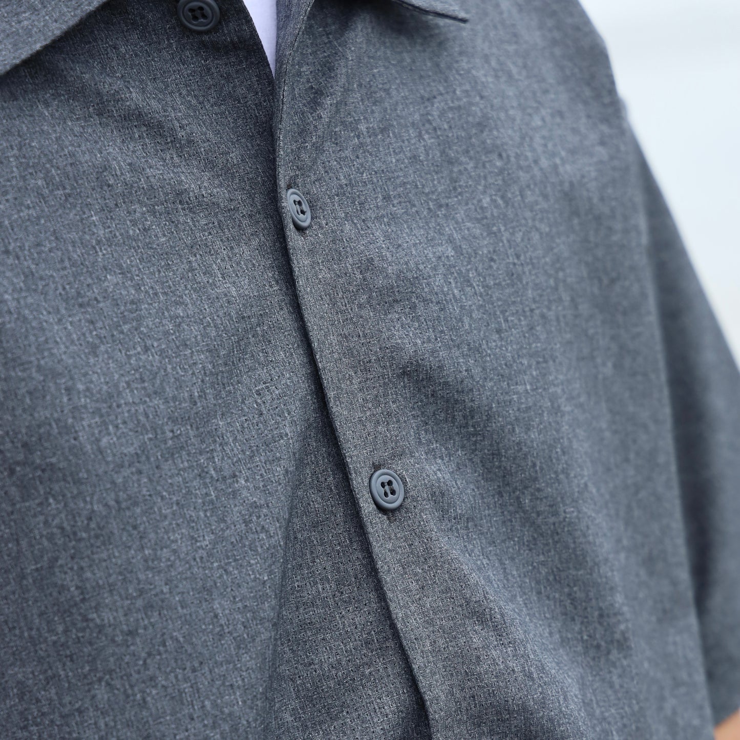 [Restock] STRETCH COOL AIR S/S SHIRTS - CHARCOAL