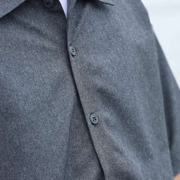 [Restock] STRETCH COOL AIR S/S SHIRTS - CHARCOAL