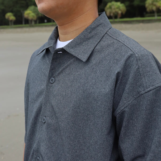 [Restock] STRETCH COOL AIR S/S SHIRTS - CHARCOAL