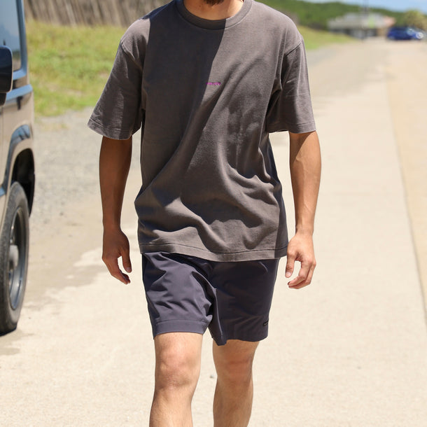 STRECH COOL AIR BASIC SHORTS - CHARCOAL