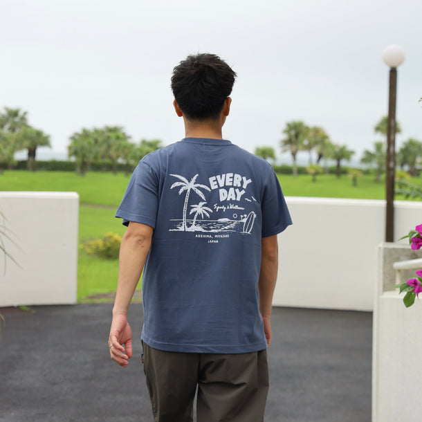 AOSHIMA BEACH T - NAVY