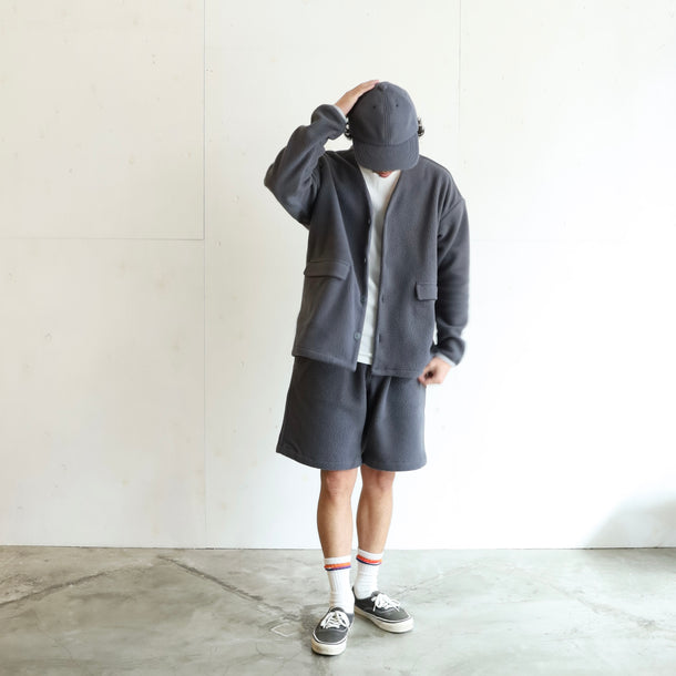 LOOSE CARDIGAN L/S W/PKT (THERMAL PRO) - CHARCOAL