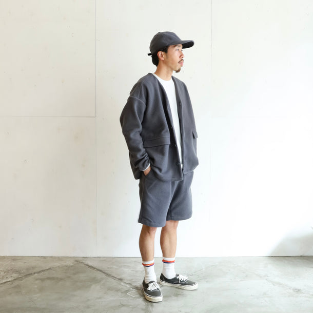 LOOSE CARDIGAN L/S W/PKT (THERMAL PRO) - CHARCOAL